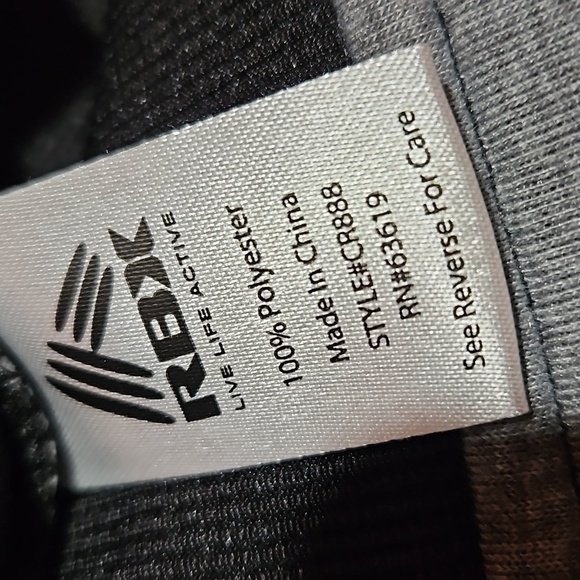 RBX | Gray Athletic Zip Up Jacket - Picture 8 of 8